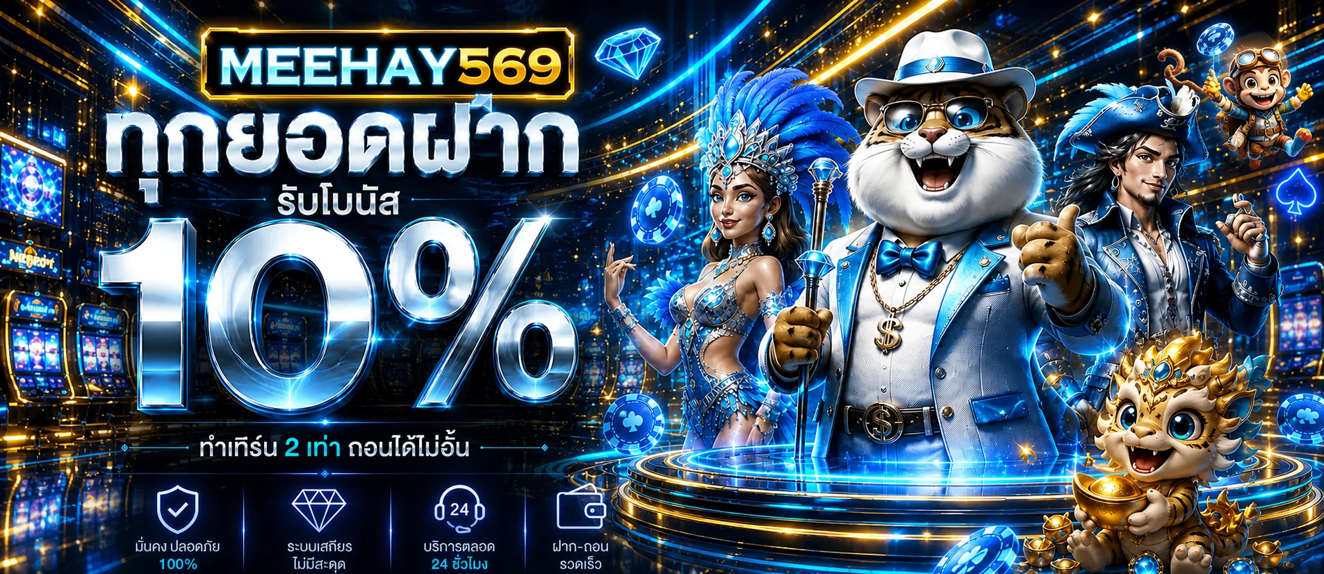 แบนเนอร์ meehay569 สล็อตและระบบฝากถอน